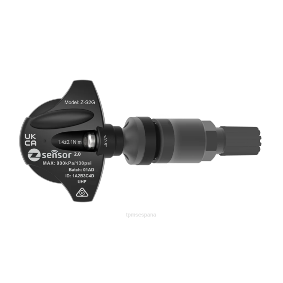 Sensor tpms de repuesto para jeep oe, oe p/n 68105280af frecuencia 433mhz sensor de presión de neumáticos jeep grand cherokee JR8P1037 vástago de válvula de metal - gris oscuro
